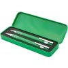 Sada guličkového pera a mechanickej ceruzky, modrá náplň , Green