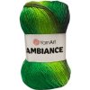 YarnArt Ambiance 156 - Tmavo zelená mix
