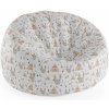 Sablio Sedací vak Cocoon Zajíci u stanu - 75 x 45 x 35 cm