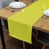 Biante Dekoračný behúň na stôl Rongo RG-026 Žltozelený 20x120 cm