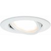 PAULMANN Zápustné svítidlo LED Coin Slim IP23 kulaté 6,8W bílá 3ks stmívatelné, výklopné 93875