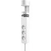 Zásuvka kancelárska 2m/3z+USB A+C biela SOLIGHT PP105C-PD20