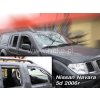 Deflektory na Nissan Navara Pick-up D40, 4-dverová (+zadné), r.v.: 2005 - 2014