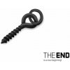 Vrtáčik na nástrahy s krúžkom Delphin THE END POP Screw / 15ks