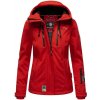 Marikoo KLEINE ZICKE dámska prechodná bunda s kapucňou červená