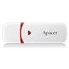 Apacer USB flash disk, USB 2.0, 64GB, AH333, biely, AP64GAH333W-1, USB A, s krytkou