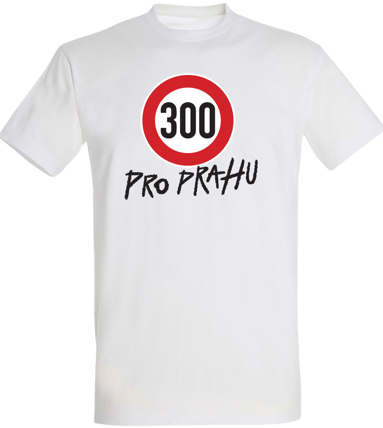 Filip Turek tričko 300 pro Prahu biele