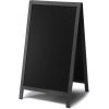 Jansen Display Reklamní áčko s křídovou tabulí 68x120, černá, 680 x 1148 mm