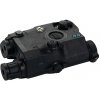 FMA FMA AN/PEQ15 LA5-C ATPIAL verzia (IR prísvit, červený / IR laser) - Čierna