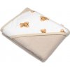 Dětská osuška 100x100cm, froté bavlna, Míša - bílá s potiskem (55980201)