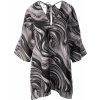 Dámske Šaty KARL LAGERFELD MULTICOLOUR PRINT KAFTAN 230W2224-722 – Čierna