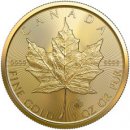 Royal Canadian Mint Maple Leaf Zlatá minca 1 oz