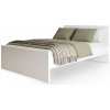 Wilsondo Manželská posteľ Clyde 140x190/200 - biela