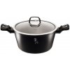 BERLINGERHAUS Kastról s pokrievkou s mramorovým povrchom 20 cm Black Silver Collection BH-1851