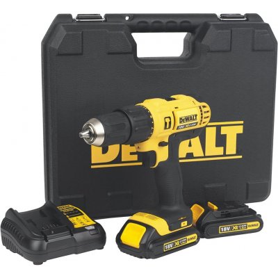 DCD776C2 DEWALT 18VOLT AKU PŘÍKLEPOVÁ VRTAČKA / ŠROUBOVÁK , 2 X 1,3 AH BATERIE XR LI-ION, NABÍJEČKA, KUFR