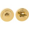 Rozeta okrągła blokada WC złoto Kuchinox