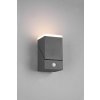 TRIO 270669142 AVON exteriérové nástenné svietidlo so senzorom SMD LED V160mm 7W/800lm 3000K IP54 antracit, biela