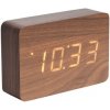 Dizajnový LED budík - hodiny 5653DW Karlsson 15cm