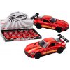 mamido Športové auto 1:32 s figúrkou červené s krídlom kovové