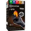 Nitrilové rukavice MERCATOR® GoGrip ONE-BY-ONE Black – veľkosť L, 100 ks