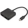 DIGITUS USB-C - 2x DP MST Video Hub DP 1.4, 4K/60Hz DS-45339