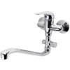 AQUALINE 35 nástenná umývadlová/vaňová batéria, rozteč 100mm, chróm
