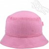 RDX Dievčenské letné plátený klobúk jednofarebný Ružový Veľ. 48
