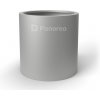 Kvetináč CYLINDER L, sklolaminát, výška 80 cm, svetlosivá
