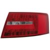 LED zadné svetlá Audi A6 4F sedan 04-08 červené/crystal