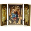 Triptych: Panna Mária Pompejská, drevený - N17