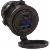 Nabíjačka USB QC3.0 + USB-C PD3.0, digitálny voltmeter na paneli