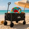 WÓZEK PLAŻOWY PRZYCZEPKA 100KG KEMPINGOVÝ SKLADACÍ TURISTICKÝ NA DOVOLENKU