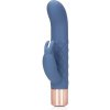 Shots Loveline Mini Rabbit Vibrator Blue Horizon silikónový vibrátor na bod G a klitoris 14,5 x 2,5 cm