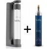 Bubliq + bombička CO2 sivý
