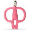 Matchstick Monkey Hryzátko a zubná kefka teether pink