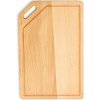 Drevená krájacia doska bukové drevo 40×25×1,5 cm žliabok na šťavu rukoväť