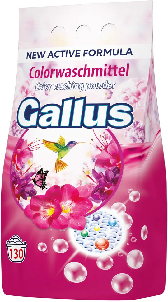 Gallus prací prášok na farebné prádlo 8,45 kg 130 PD