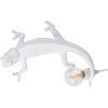 Stolová lampa CHAMELEON GOING DOWN 21cm, USB zásuvka, čierna, Seletti