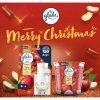 Glade Merry Christmas GLADE Warm Apple Pie vonná sviečka 112 g + GLADE Warm Apple Pie elektrický difuzér 1 ks