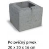 Semmelrock Rivago 20x20x16cm, Farby dymová-hnedá