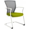 Rokovacia stolička MERENS WHITE MEETING BI203 zelená - 1 kus - 1 KS - dopredaj - áno - rokovacia stolička - 5 - 8 hodiny - sieťované - sieťovina / textília - 36 mesiacov - Office Pro - Zelená - 44 - 1