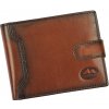 Hnedá pánska kožená peňaženka El Forrest so zapínaním Z892-29