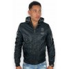 Pánska bunda bomber čiernej farby čierná 2XL