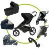 Akčný set Thule Urban Glide 3 Black + vanička + madlo + UNI pláštenky Emitex + UNI moskytiéra na vaničku a športiak