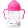 b.box Sippy cup hrnček so slamkou ružová 240ml