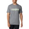 Columbia Pánske tričko Kwick Hike™ Graphic SS Tee šedé Farba: Black Heather,, Veľkosť: M