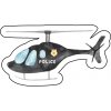 Pískacia koženková nášivka Koženková pískacia nášivka - Vrtuľník polícia Velkost: PÍSKLE! veľké