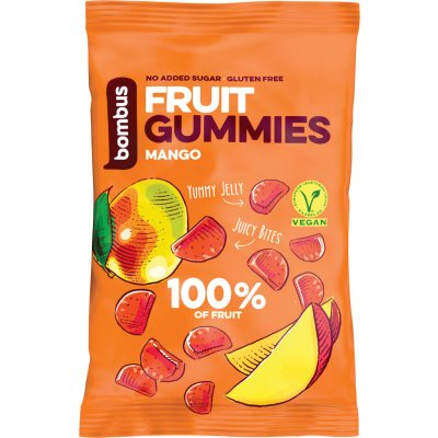BOMBUS Fruit energy mango gummies 35 g