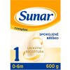 SUNAR Complex 1 Mlieko počiatočné 600 g 31110600