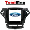 TomiMax Ford Mondeo 2007-2014 TESLA style Android 14 autorádio s WIFI, GPS, USB, BT HW výbava: 8 Core 4GB+32GB PX HIGH